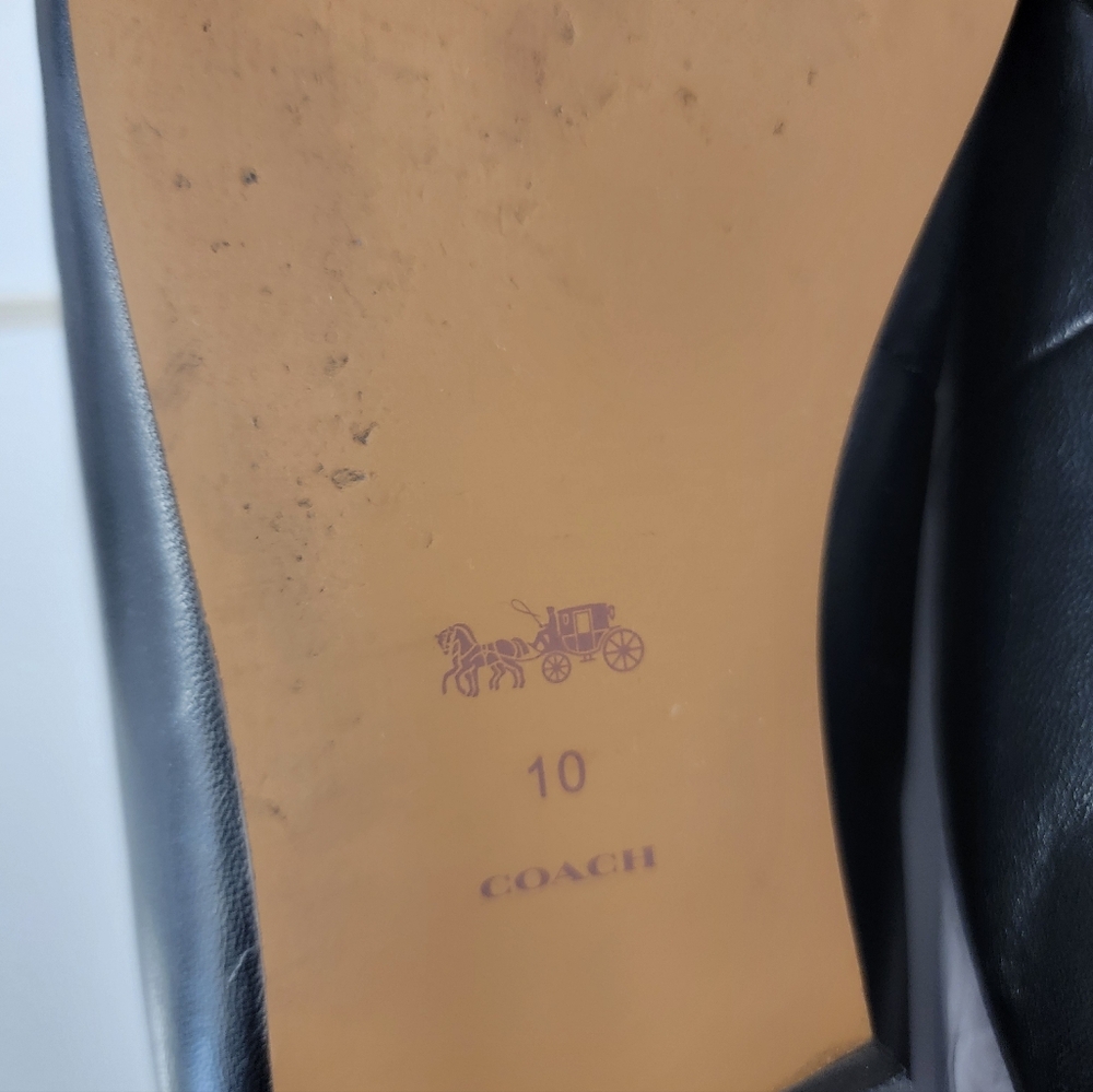 Coach Leather Slip Ons - Picture 16 of 16